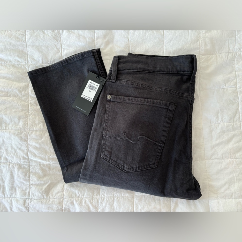 NWT 7 for all mankind, Men’s Slimmy jean, charcoal, 31 waist - Picture 2 of 12